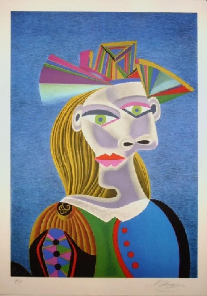 石版画 Chemiakin - Picasso transformation 3