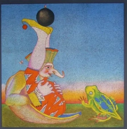 石版画 Chemiakin - Suite Carnaval de Saint Petersbourg 6