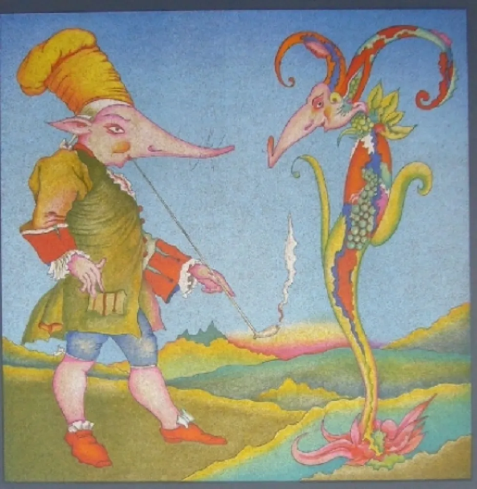 石版画 Chemiakin - Suite Carnaval de Saint Petersbourg 9