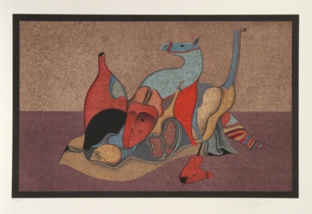 石版画 Chemiakin - Untitled V