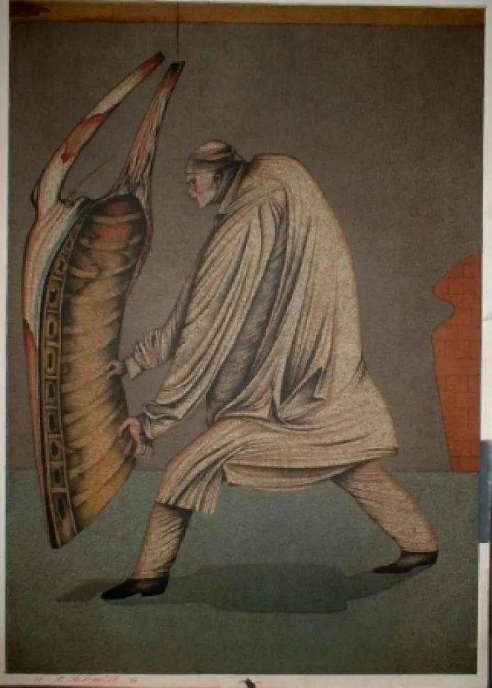 石版画 Chemiakin - Ventre de Paris 10