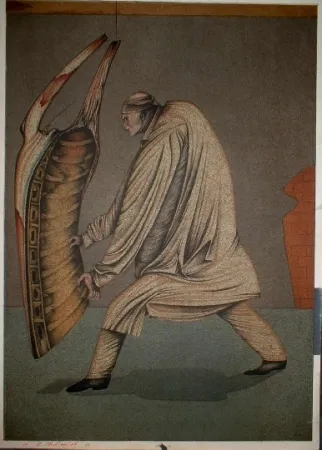 石版画 Chemiakin - Ventre de Paris 10