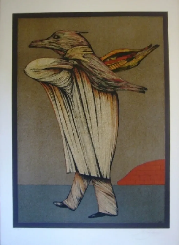 石版画 Chemiakin - Ventre de Paris 12