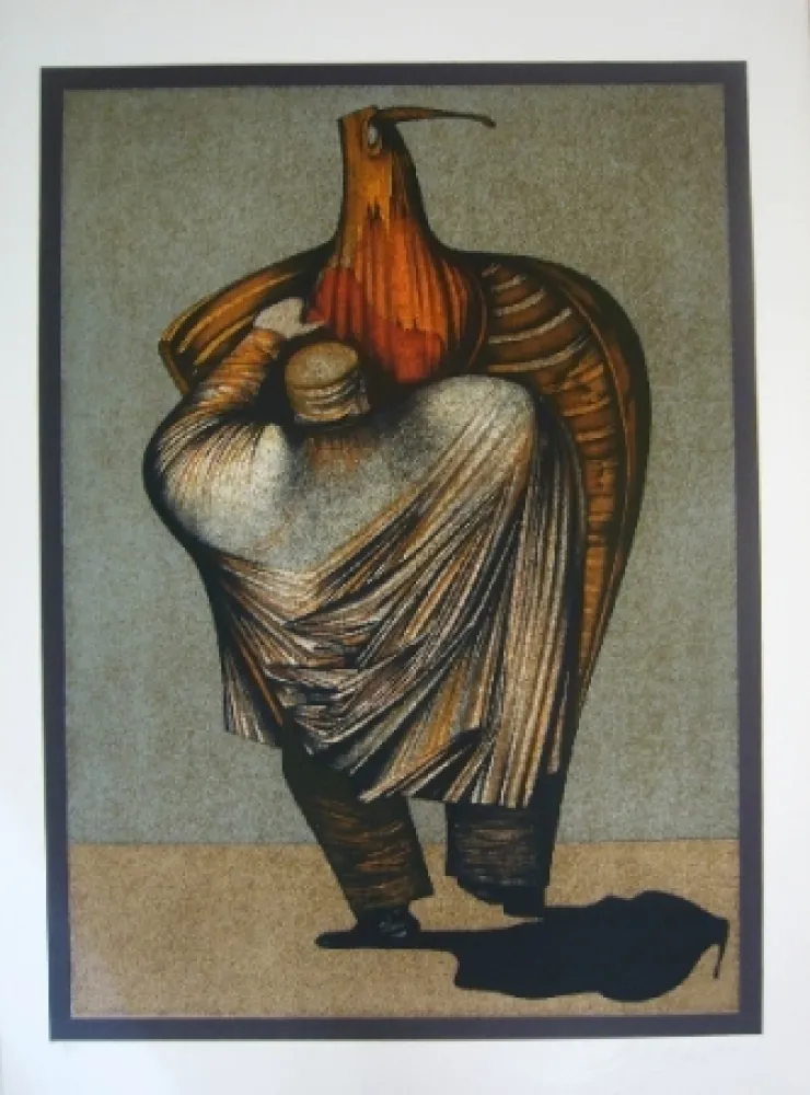 石版画 Chemiakin - Ventre de Paris 13