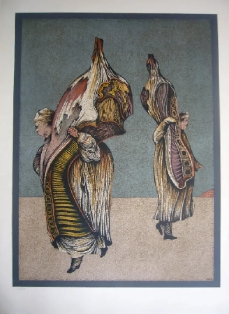 石版画 Chemiakin - Ventre de Paris 15