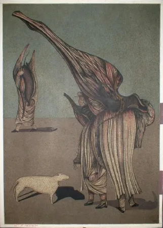 石版画 Chemiakin - Ventre de Paris 6