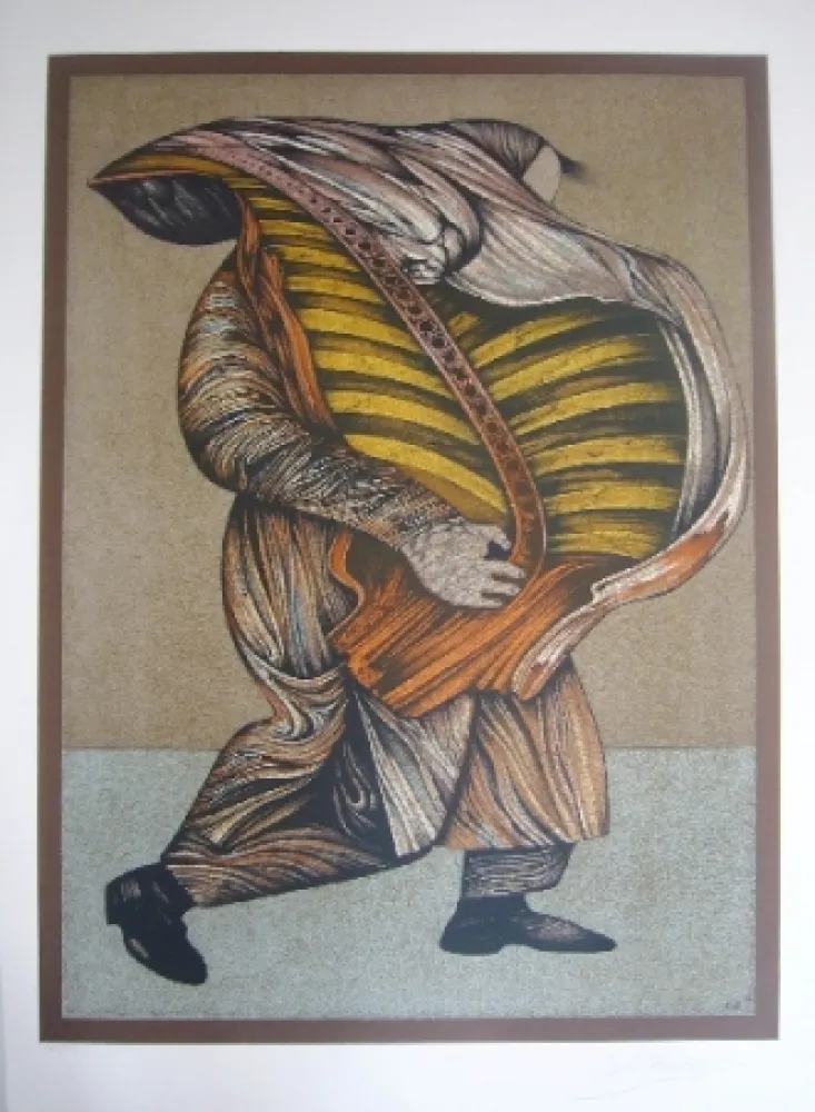 石版画 Chemiakin - Ventre de Paris 7