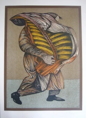 石版画 Chemiakin - Ventre de Paris 7