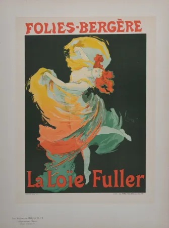 石版画 Cheret - La Loïe Fuller, Les Maitres de L’Affiche, 1897