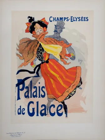 石版画 Cheret - Les Palais de Glace, Les Maitres de L’Affiche