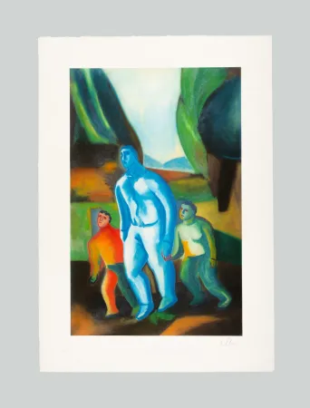 蚀刻飞尘法 Chia - Padre e figli