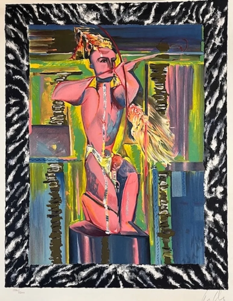 石版画 Chia - Sin titulo ( la arquera )