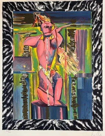 石版画 Chia - Sin titulo ( la arquera )