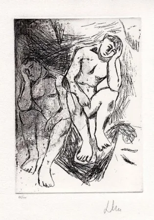 蚀刻版画 Chia - Tot epigrammi di nero