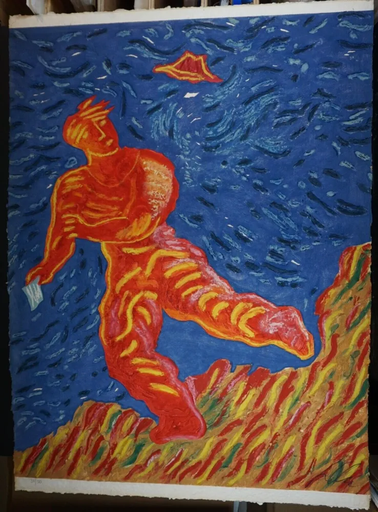 金刚砂版画 Chia - Untitled #10