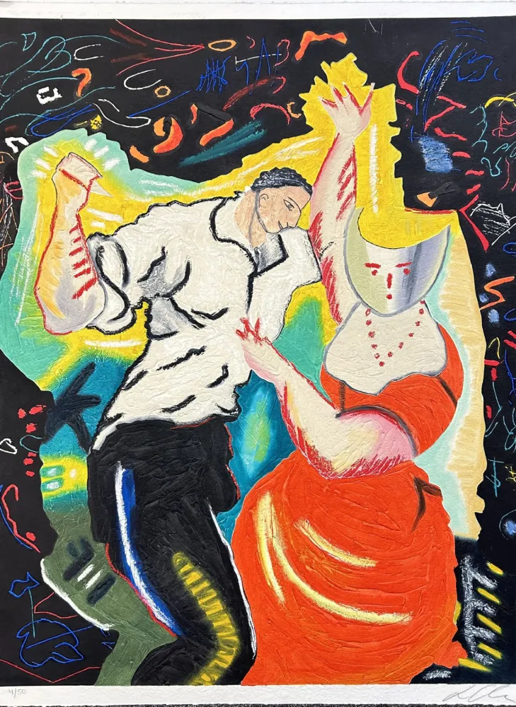 蚀刻飞尘法 Chia - Untitled 4 (from Ten Masterprints)