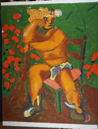 金刚砂版画 Chia - Untitled #8