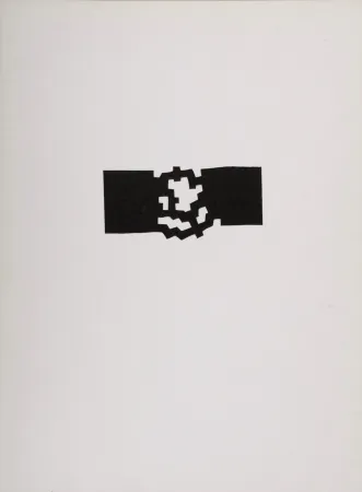 石版画 Chillida - Abstract Composition #1, 1980