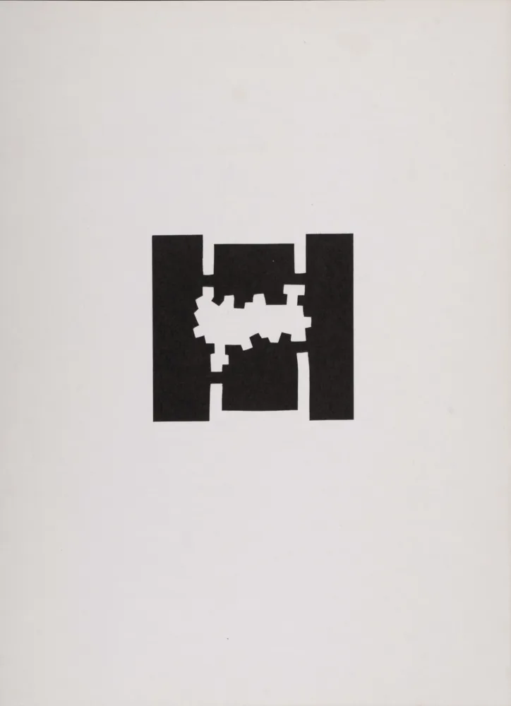石版画 Chillida - Abstract Composition #2, 1980