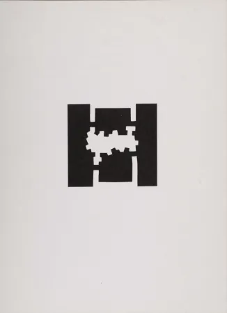 石版画 Chillida - Abstract Composition #2, 1980