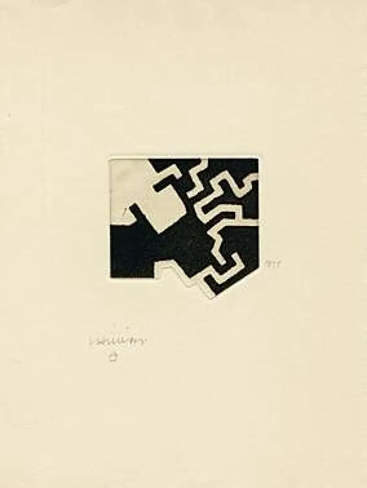 版画 Chillida - Adoracion