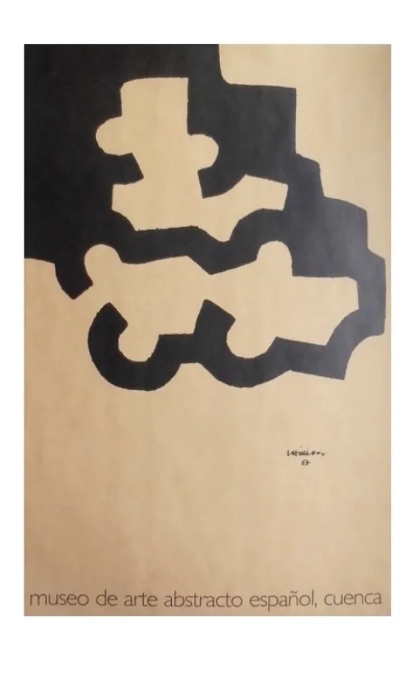 石版画 Chillida - Affiche Museum Cuenca