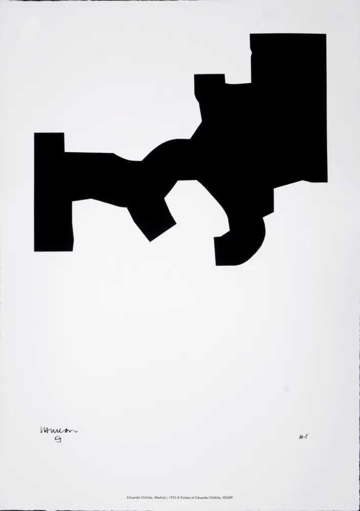 丝网印刷 Chillida - (After) Madrid I, 1972