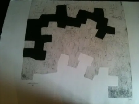 蚀刻版画 Chillida - Aldikatu III