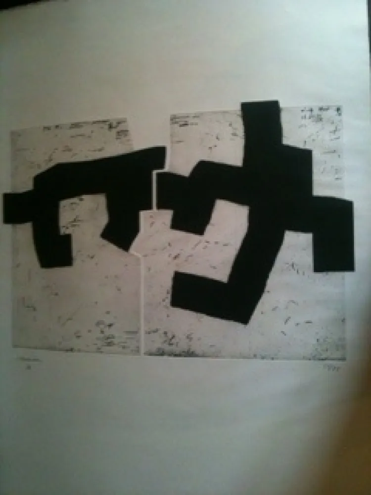 蚀刻版画 Chillida - Aldikatu IV