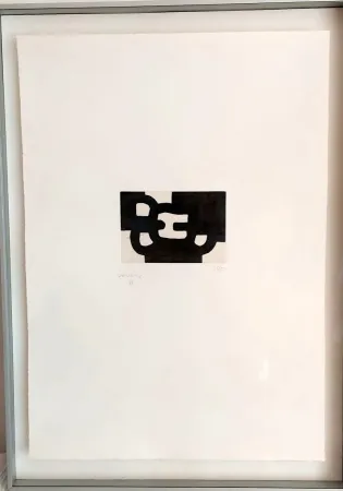 飞尘腐蚀法 Chillida - ANTZO IX (With COA)
