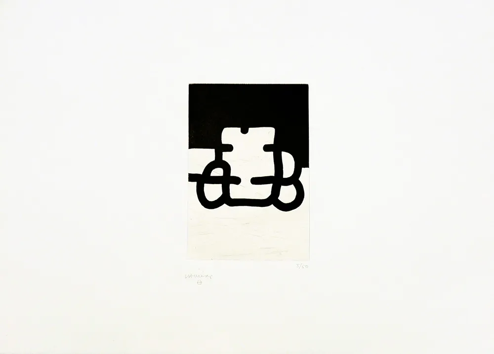 版画 Chillida - Antzo VIII