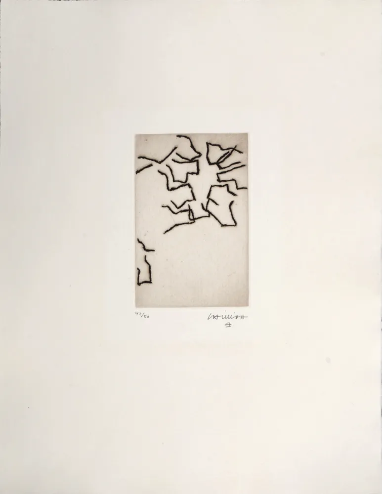 石版画 Chillida - Articulations III, 1962 - Hand-signed!