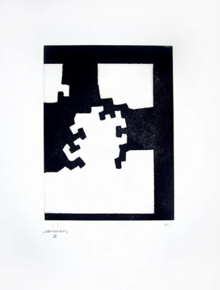 版画 Chillida - Atzapar