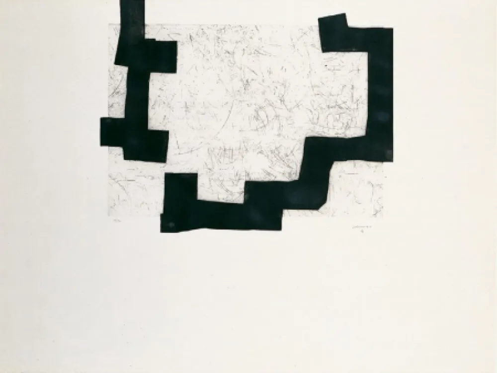 蚀刻版画 Chillida - Aundi I