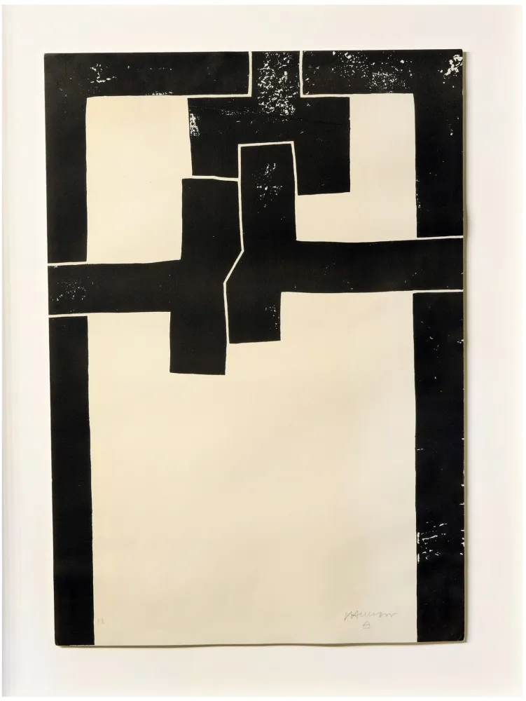 石版画 Chillida - Barcelona I -1971 