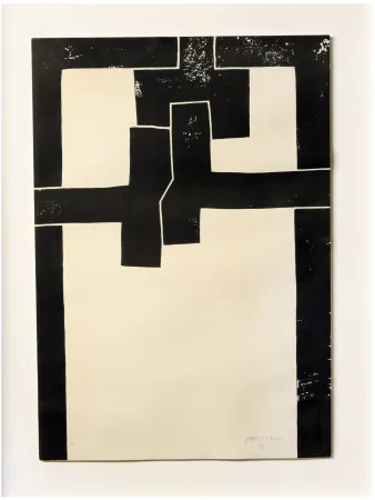 石版画 Chillida - Barcelona I -1971 