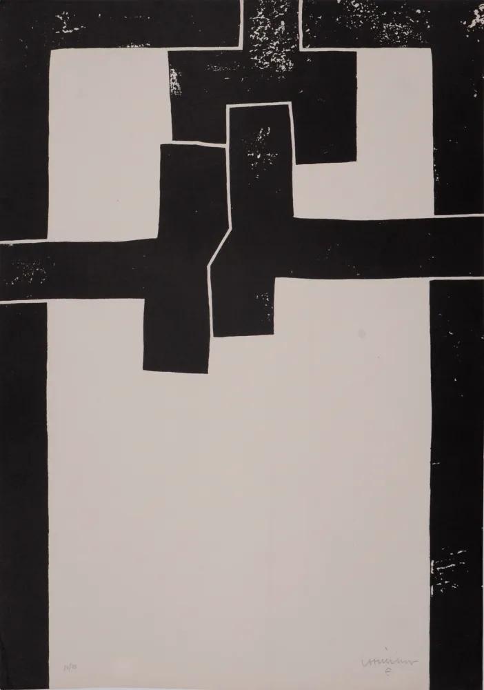 石版画 Chillida - Barcelona I, 1971 - Hand-signed!