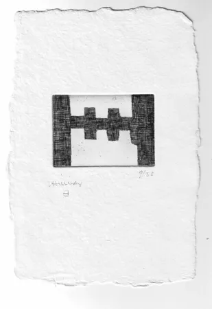 版画 Chillida - Batzar