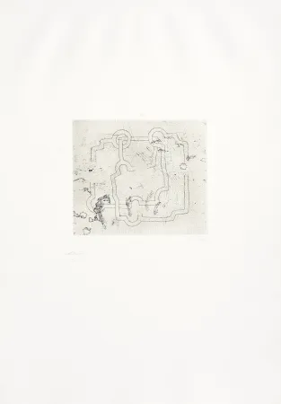 版画 Chillida - Bidearte I 