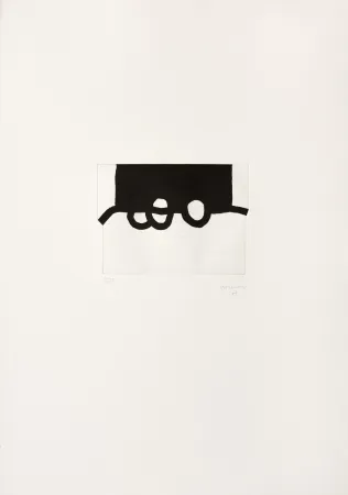 版画 Chillida - Bikaina IV