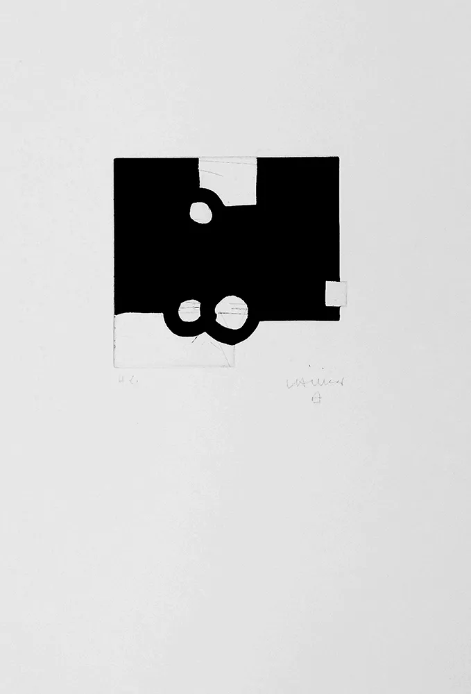 版画 Chillida - Bikaina XIV