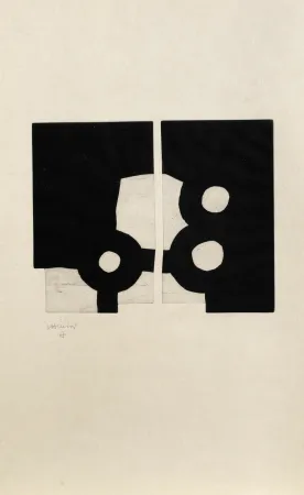 蚀刻飞尘法 Chillida - Bikaina XV