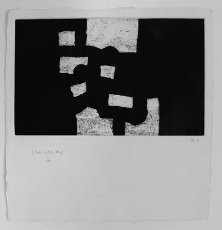 版画 Chillida - Bultzada