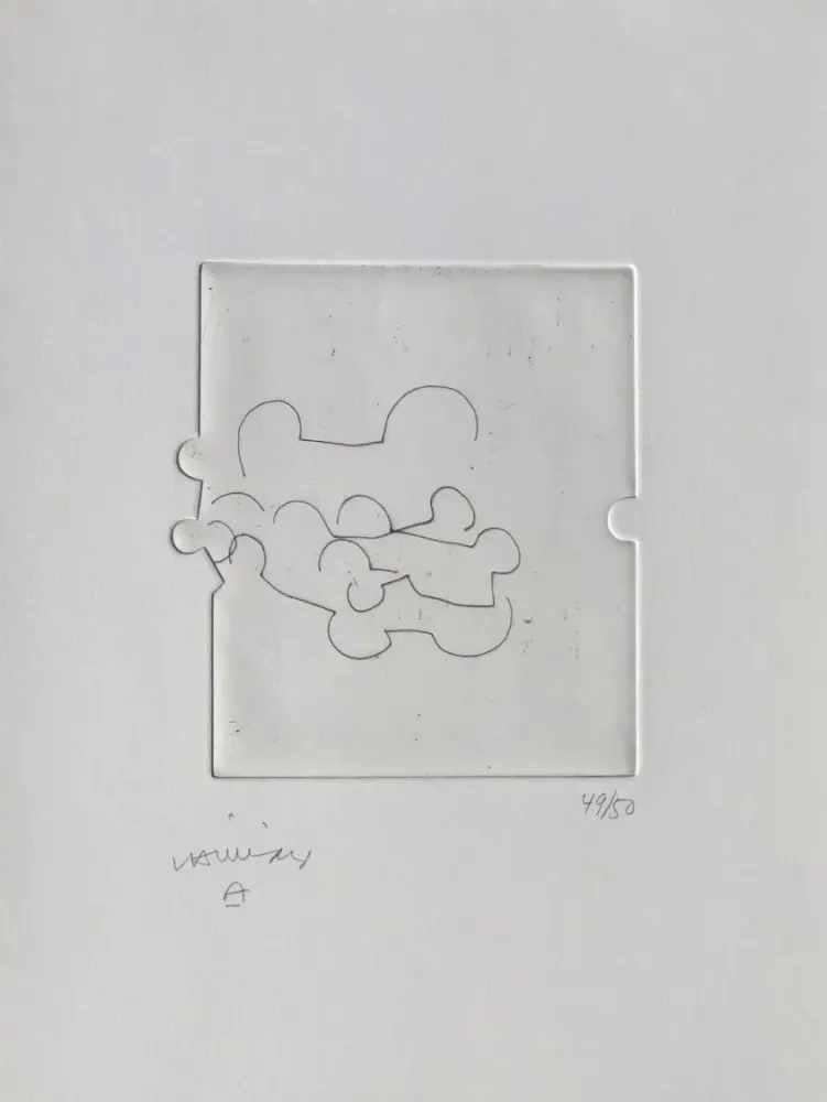 蚀刻版画 Chillida - Cioran XXVII