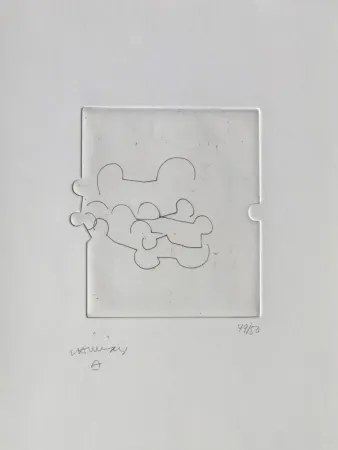 蚀刻版画 Chillida - Cioran XXVII