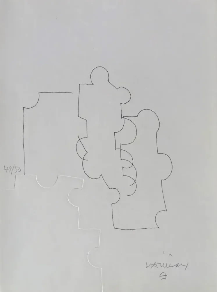 蚀刻版画 Chillida - Cioran XXVIII