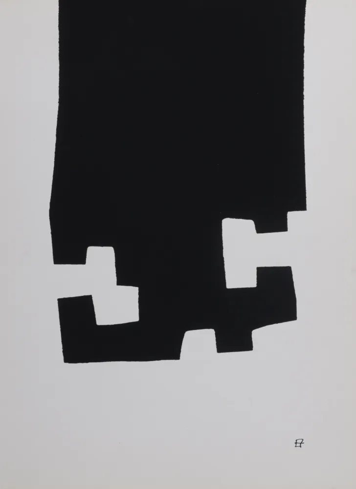 石版画 Chillida - Composition abstraite, 1982
