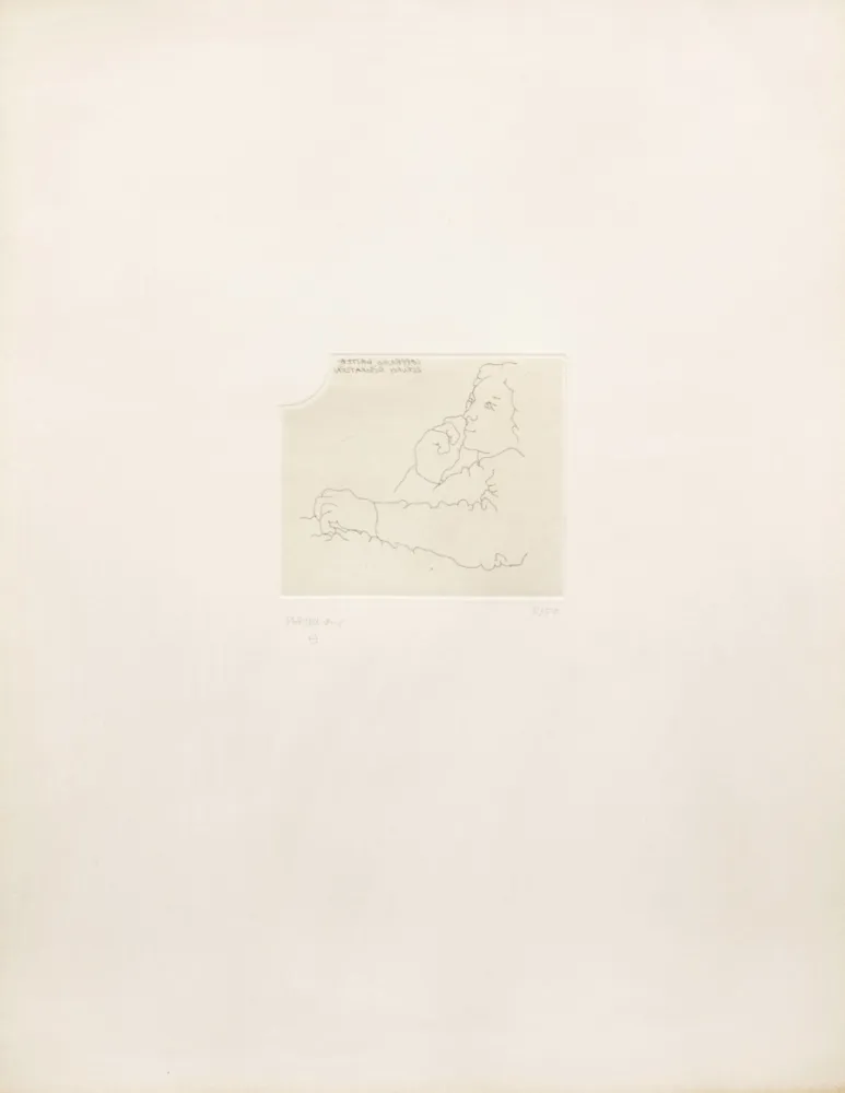 蚀刻版画 Chillida - Copernico