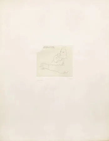 蚀刻版画 Chillida - Copernico ( Kopernikus)