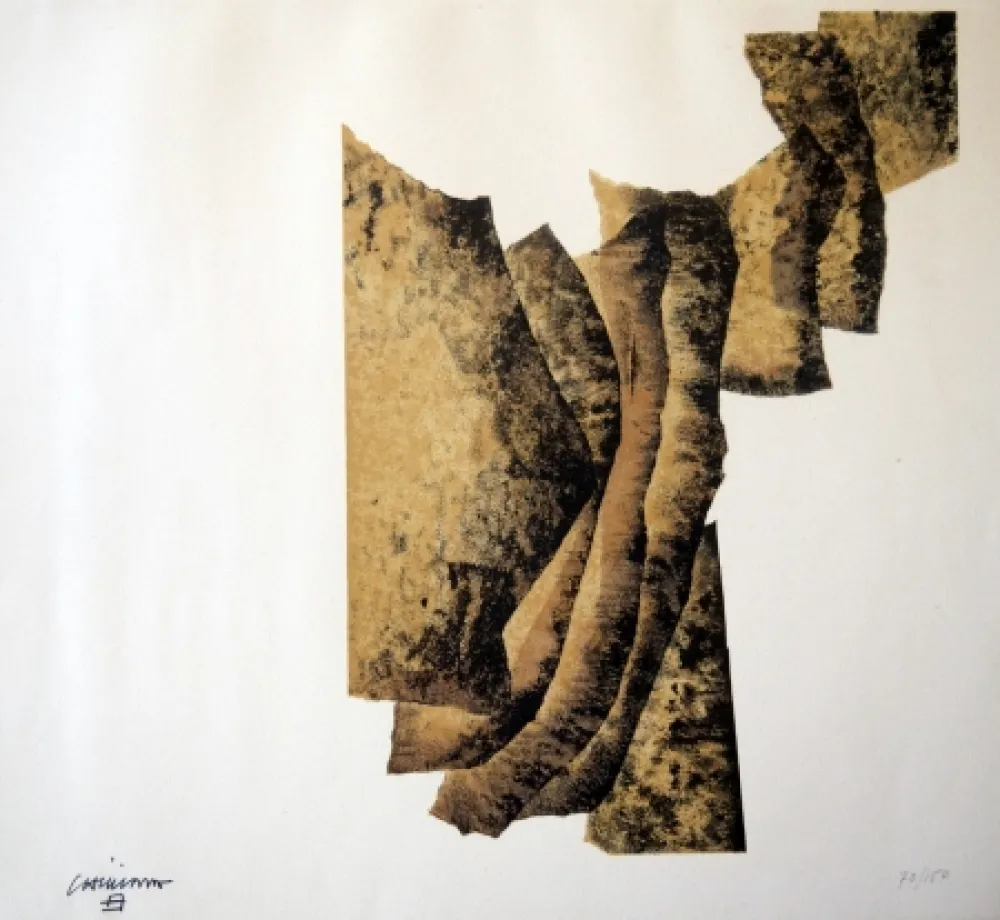 石版画 Chillida - CORRELACION